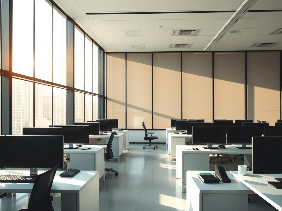 Office heat & glare reduction project